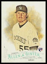 2016 Topps Allen & Ginter Jon Gray #190 BASEBALL CARD Rookie Colorado Rockies RC. rookie card picture