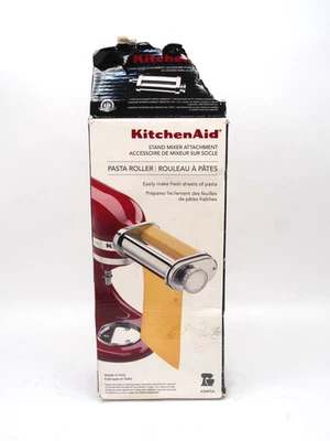Genuine KitchenAid Pasta Roller Attachment KSMPSA Silver for Stand Mixers - Image 1 of 4