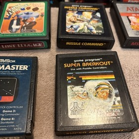 Atari 7800 Prosystem Console Controllers Games Charger Bundle UNTESTED FOR PARTS