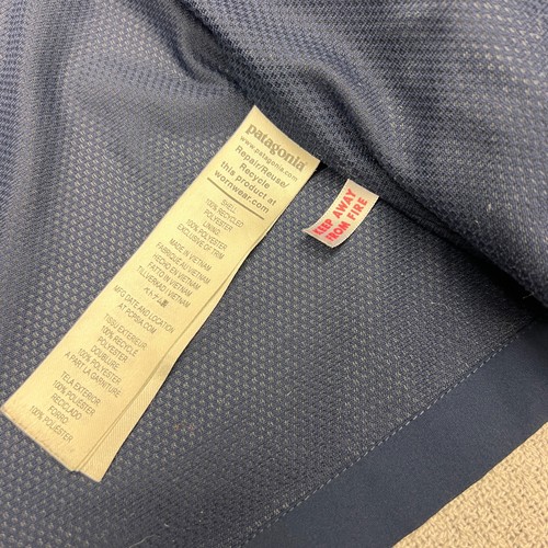 Patagonia Torrentshell Regenjacke Kinder 5t dunkelblau Full Zip Kapuze Outdoor - Bild 8 von 11