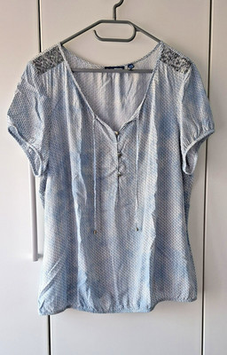 Damen Bluse Kurzarm Gr. 46 Charles Vögele Sehr Gut