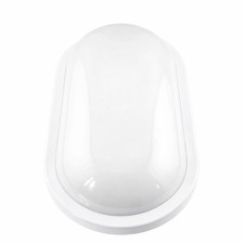 Aurora LED Bulkhead Light 15W IP65 Outdoor Wall Security Oval Cool White