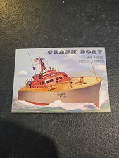 1955 TOPPS RAILS AND SAILS #179 CRASH BOAT EX Air Force Rescue Launch