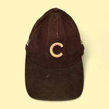 New Era Chicago Cubs Cooperstown World Series Patch Cap Hat One Size Black/Green