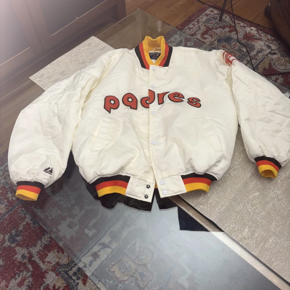 majestic サンディエゴ パドレス cooperstown スタジャン Majestic San Diego Padres Sports Fan Jackets for sale | eBay