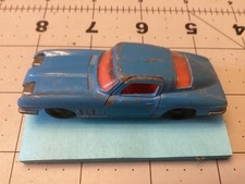 VINTAGE SIKU CORVETTE STINGRAY V282 BLUE W/ RED INTERIOR MADE IN GERMANY 