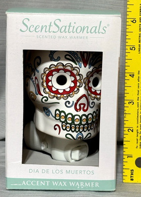 Dia De Los Muertos  Accent Wax Warmer ''Vistoso'' Sugar Skull