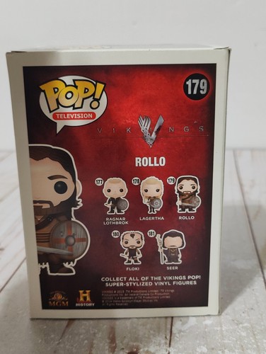 Ragnar Lothbrok Seer Rollo Vikings Lot #177 179 181 Funko POP Figuren Box Damage - Bild 16 von 24