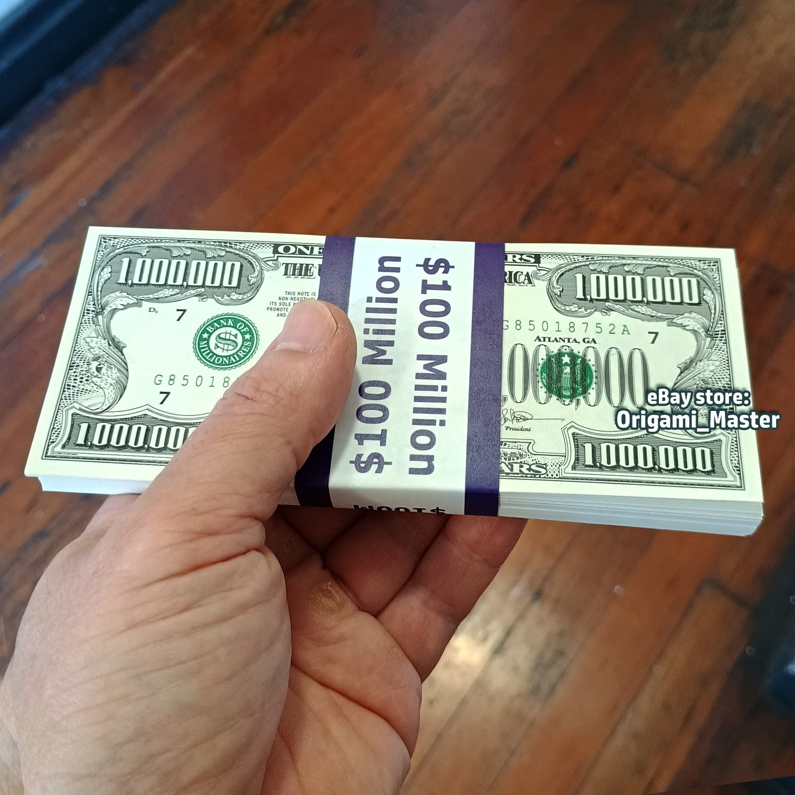 Stack of 100x Million Dollar Bills 100ct | eBay
