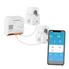 Smart Home Energy Monitor with 2 x 120A CTs, Real-Time Electricity WiFi Version