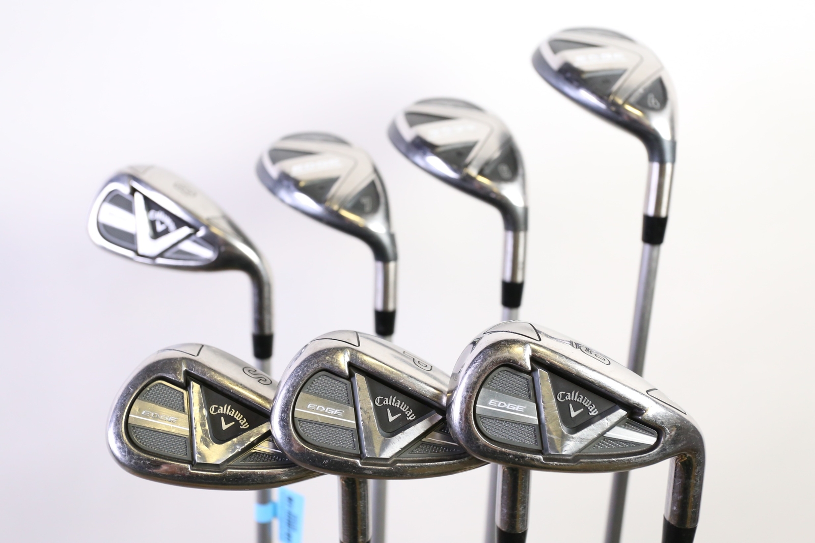 Callaway Edge Combo 8, 9, PW, SW, 4H, 6H, 7H Iron Set RH Graphite Shaft Ladies