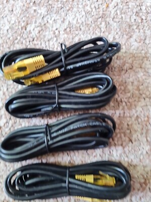  4 Stück Cat5e Netzwerk LAN Kabel Ethernet Patchkabel Schnell Internet Kabel 2 Meter