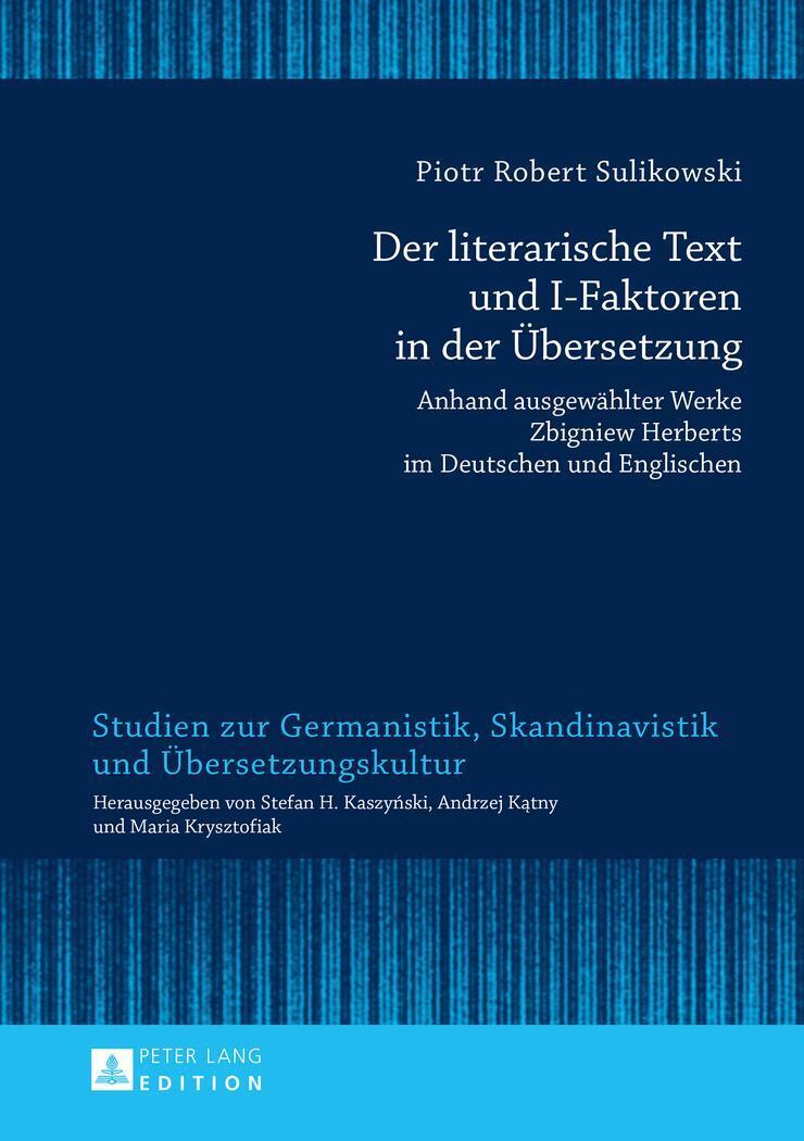 Thumbnail - Piotr Sulikowski | Der Literarische Text Und I-faktoren In Der