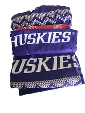UW University of Washington Huskies Women's Holiday PJ Set Ugly Sweater Size XXL
