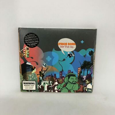 Lyrics Born LATER THAT DAY...Digipak CD Hip-Hop Album V GOOD CONDITION FreePost