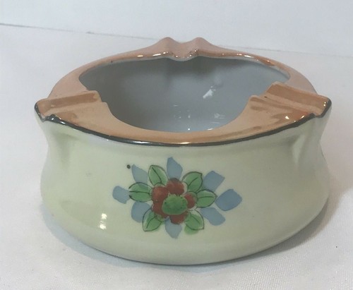 Vintage Hand Painted Lusterware Ashtray Made in Japan Home Decor - Picture 11 of 11