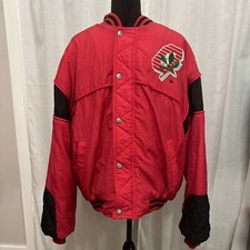 Vintage 90s Ohio State Buckeyes Nutmeg Campri Medium Varsity Style Jacket