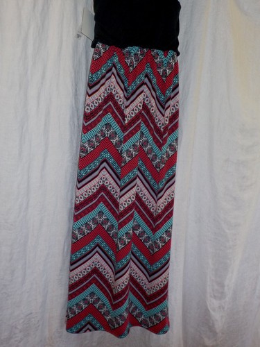 Bobbie Brooks Maxi Dresses NWT Solid & Geometric Rayon Blend Sleeveless Stretch - Picture 7 of 22