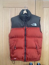 North Face 700 down Nuptse Puffer, Small/Unisex/Orange&Brown, RRP£250, light use