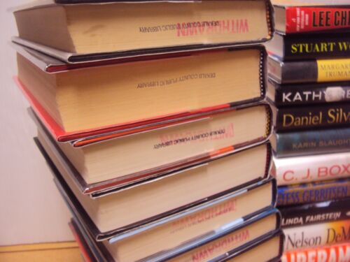 Lot 12 Mystery Thriller Action Fiction Hardcover Book Random Pick Author Title - Picture 9 of 10