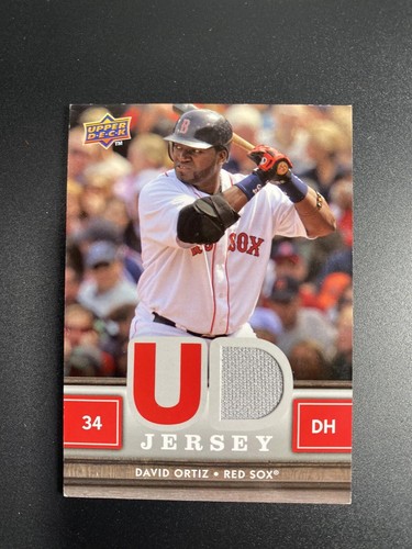 2008 upperdeck David Ortiz jersey patch card Boston Red Sox