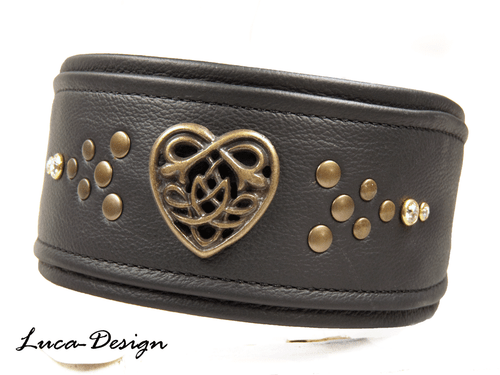 Windhundhalsband Hundehalsband Greyhound collar Galgo Barsoi Whippet Lurcher hsb - Picture 1 of 9