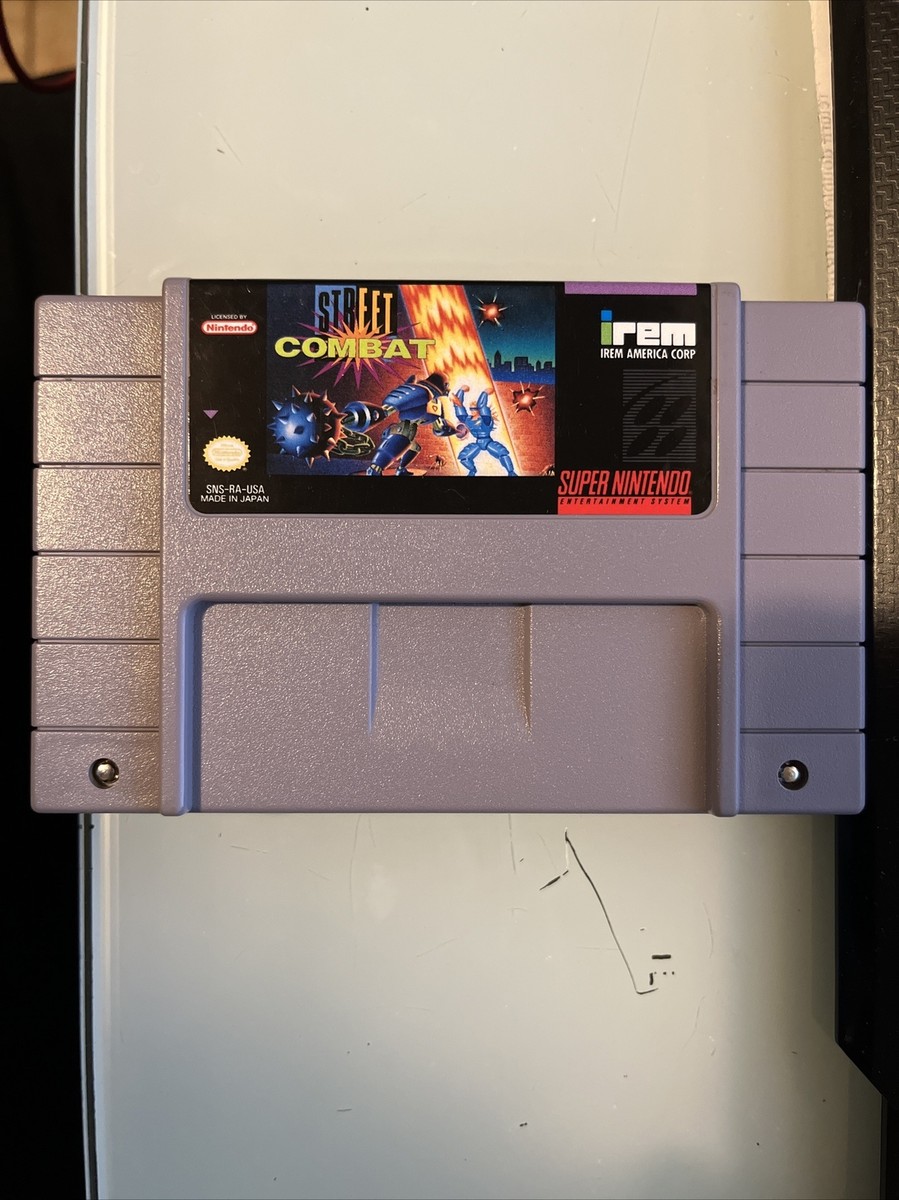Street Combat (Super Nintendo Entertainment System, 1993) Game