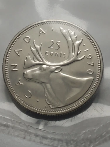 1970 Canada 25 Cents — photo from the most recent tracked eBay sale