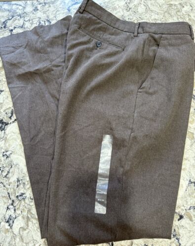 Pantaloni chino Gap Clean relaxed fit uomo 36x34 marrone gamba dritta eleganti pantaloni nuovi - Foto 3 di 13
