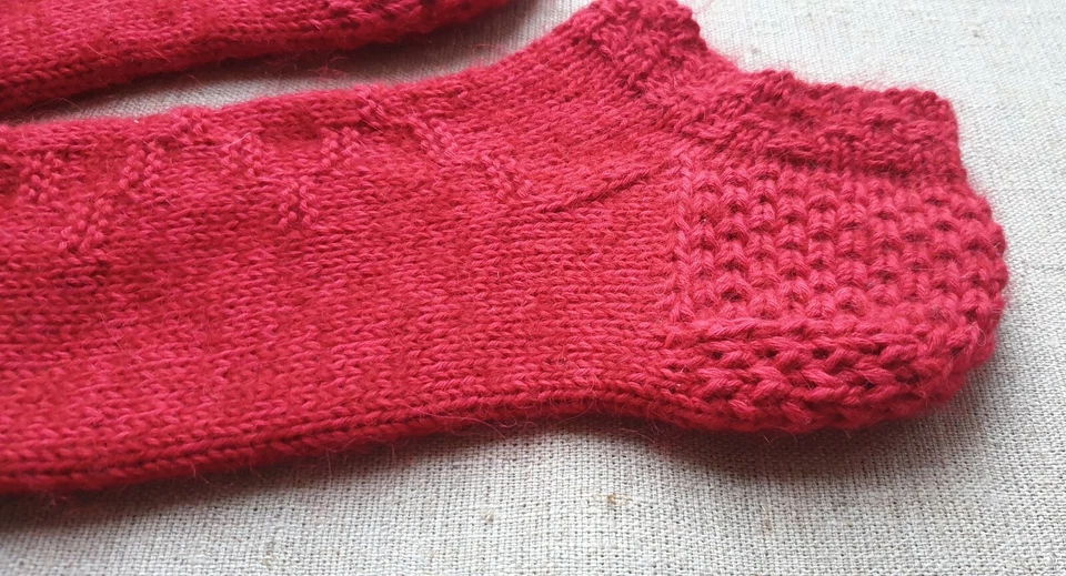 Ручной вязаные теплые и мягкие короткие носки здоровый рез идея подарка зимние аксессуары - Изображение 3 из 4