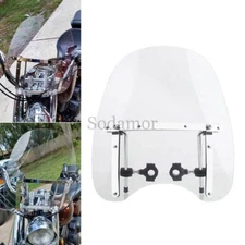 17" x 15" Clear Windshield Windscreen Fit For Honda Shadow Aero 1100 1998-2002