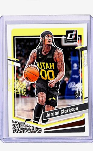 2023 2023-24 Donruss #113 Jordan Clarkson Utah Jazz Basketball Card - Foto 1 di 2