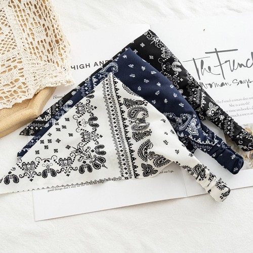 Women Head Bandana Headbands Hair Scarf For Head Scarf M2A8 Elastic Band F5N0 - Picture 9 of 17