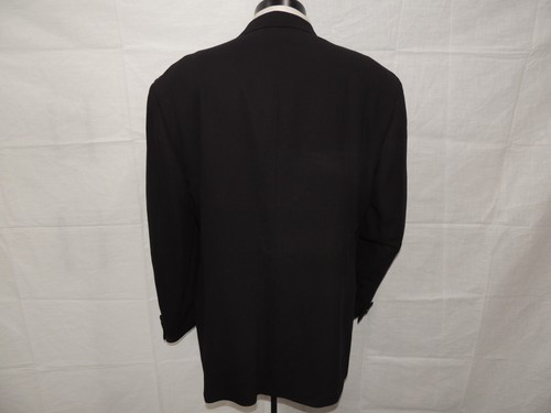 Giorgio Armani Mani Vintage 90's Double Breasted Tuxedo 44 Long Pants 40X32.5 - Picture 5 of 15