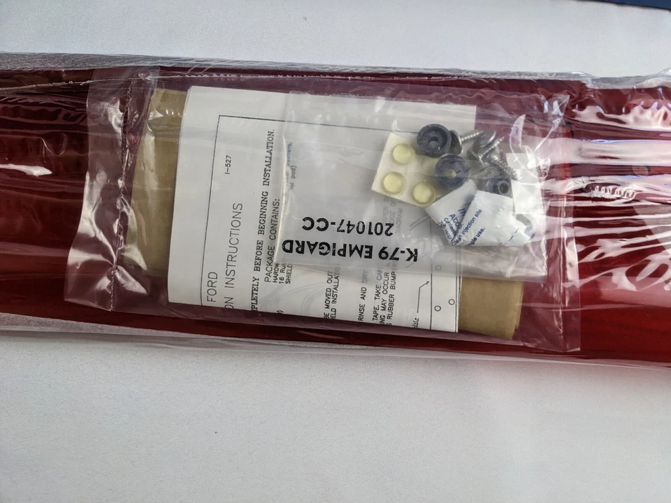 RED Lexan Front Hood Air Delector Bug Shield for 1993-1997 Ford Ranger - Изображение 3 из 4