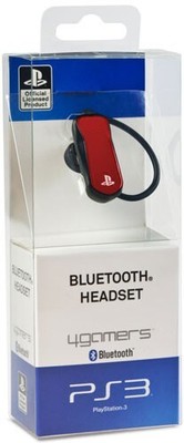PS3 / Playstation 3 - Bluetooth Headset #rot [4Gamers] sehr guter Zustand