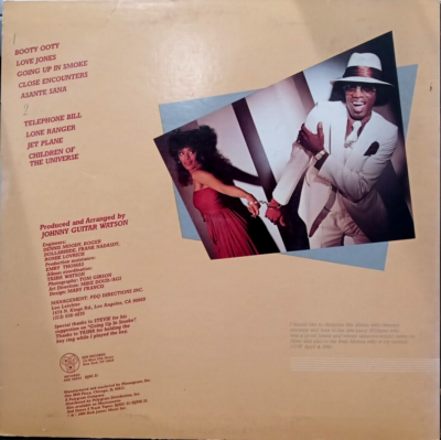 Johnny Guitar Watson - Love Jones - 1980 Vinyl LP - Funk