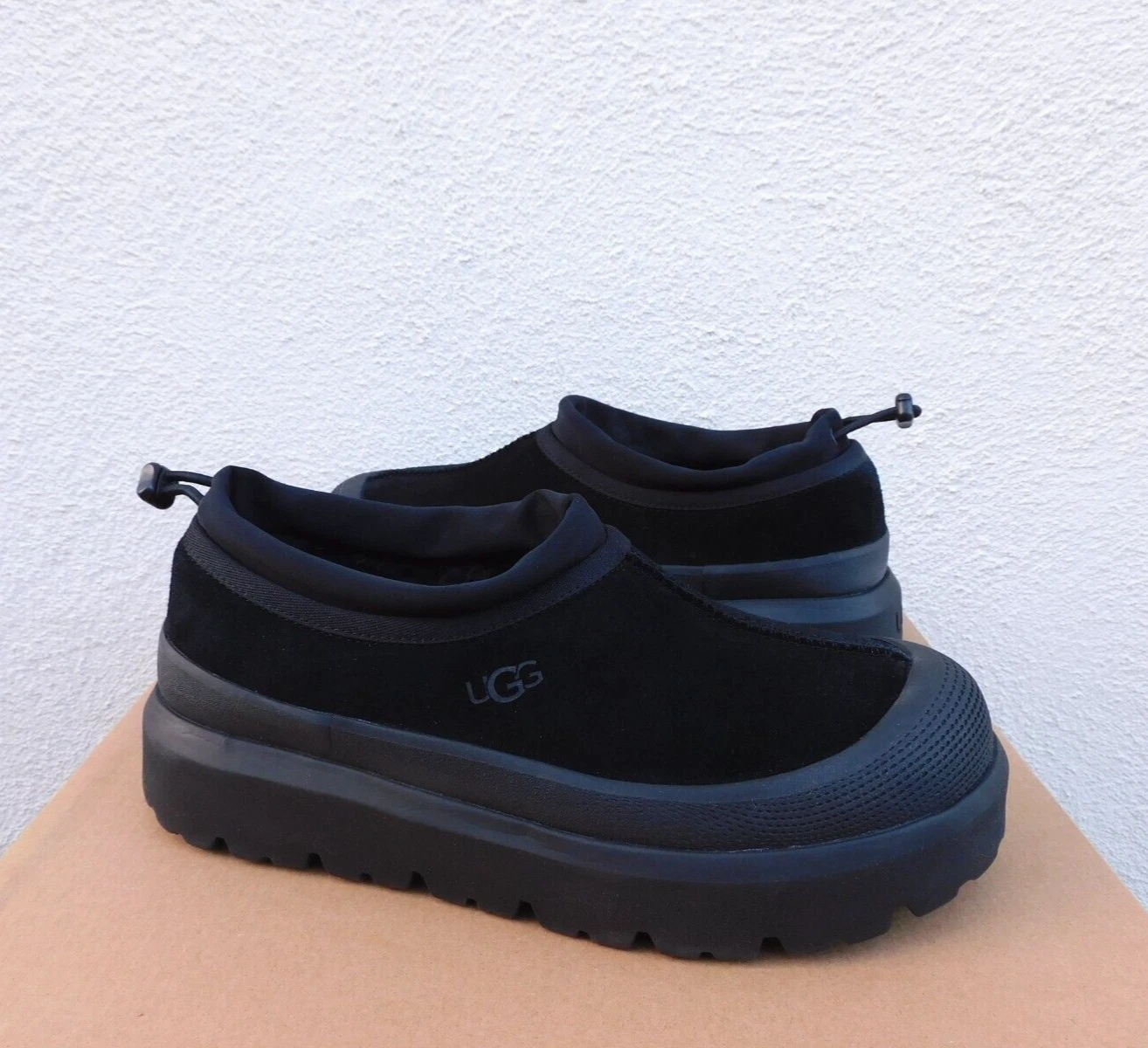 SCARPE IMPERMEABILI UGG NERE TASMAN WEATHER HYBRID UOMO US 8 DONNA US 9 ~ NUOVE