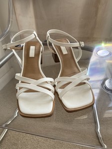 topshop white strappy sandals