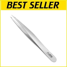 Classic Swiss Stainless Steel Tweezers with Pointed Fine Tips for Precision