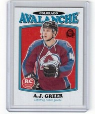 2016-17 O Pee Chee Retro Rookies A.J. Greer Colorado Avalanche Left Wing