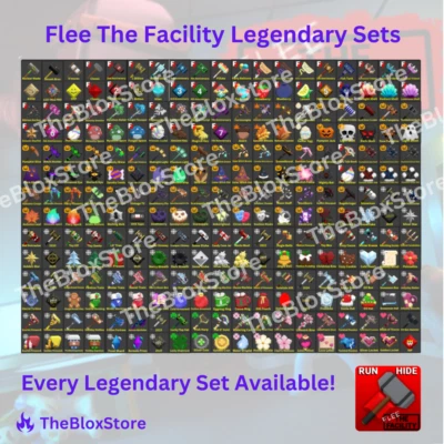 FTF Flee The Facility Sets [🔥 Every Legendary Available! 🔥 Fast Delivery! 🚚]