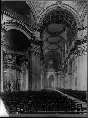 Photo:St. Paul's Cathedral, London. Nave, looking west
