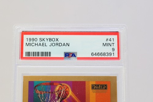 1990 Sky Box MICHAEL JORDAN #41 -MINT- PSA 9 - Afbeelding 3 van 5