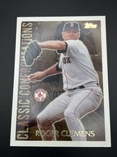 1996 Topps Classic Confrontations #CC13 Roger Clemens Boston Red Sox