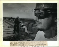 1990 Press Photo Boh Brothers Construction repair expansion on Interstate 10