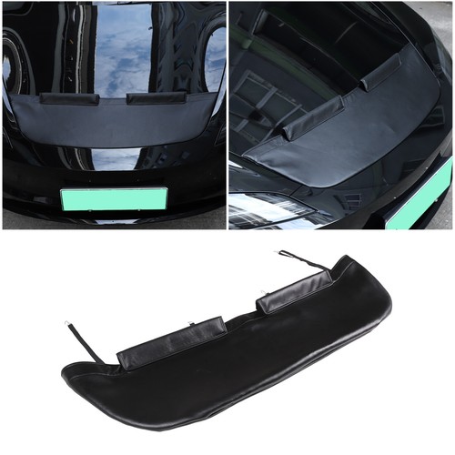 Front Hood Cover Mask Bonnet Bra Protector Fit For Tesla Model 3 2016-2024 Black - Picture 24 of 24