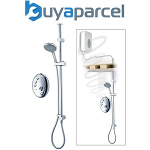 Triton Aspirante Chrome 9.5kw Wireless Digital Electric Shower - Ceiling Fed