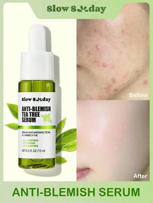 Slow Sunday Anti Blemish Tea Tree Serum For Acne & Imperfections