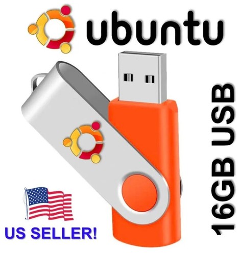 Ubuntu Linux 24.04 Newest Version BOOTABLE/LIVE USB Flash Drive - Picture 2 of 3